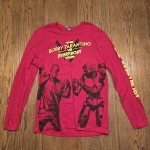 Logic Bobby Tarantino vs Everybody Tour Long Sleeve Shirt – Red – Hip Hop